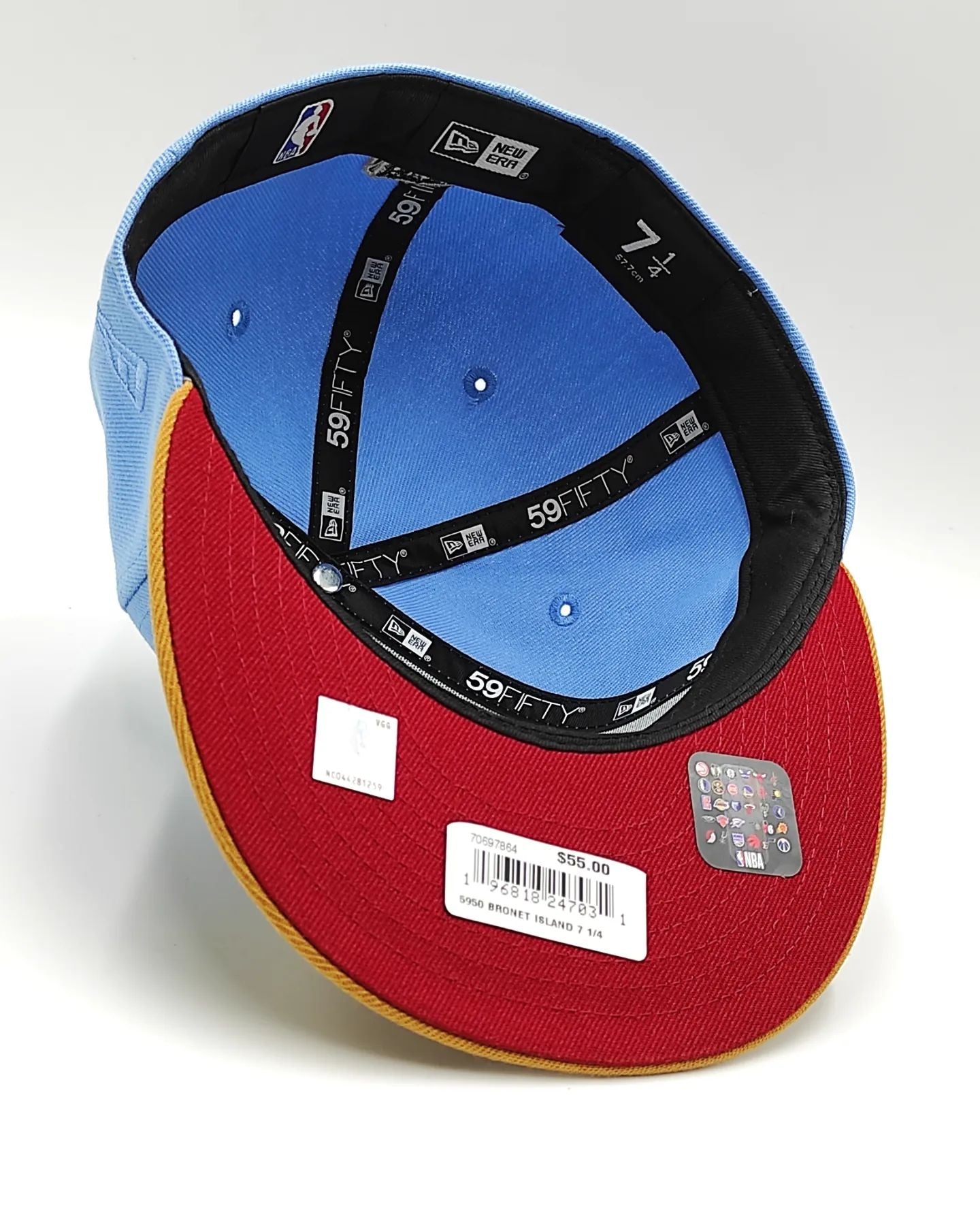 Exclusive New Era 59Fifty Parks Smoldering Island Brooklyn Nets Hat - Azu Claro, Tan