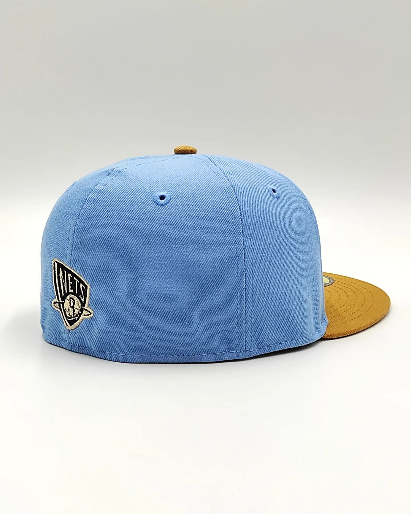 Exclusive New Era 59Fifty Parks Smoldering Island Brooklyn Nets Hat - Azu Claro, Tan