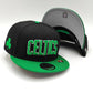 New Era Boston Celtics 9Fifty snapback Negro con Verde colección jersey