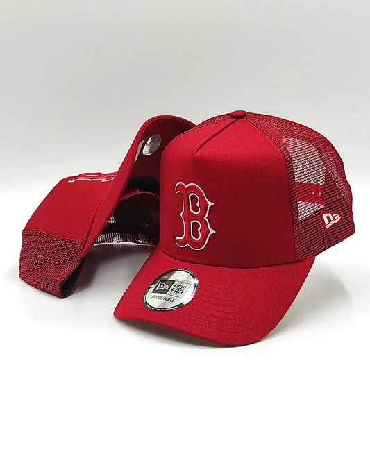 New Era Boston Red Sox league Essential trucker