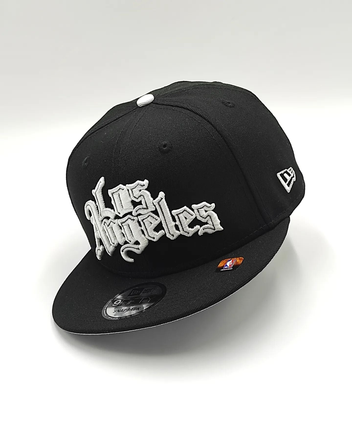 New Era Los Angeles Clippers NBA Pop Logo Black Blue 9Forty Adjustable Snapback cap - One-Size