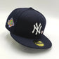 New York Yankees 1996 WORLD SERIES Exclusive TEAM HEARTS New Era Fitted 59Fifty MLB Hat -Navy