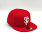 New Era Giants of san Francisco 59 fifty red