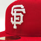 New Era Giants of san Francisco 59 fifty red