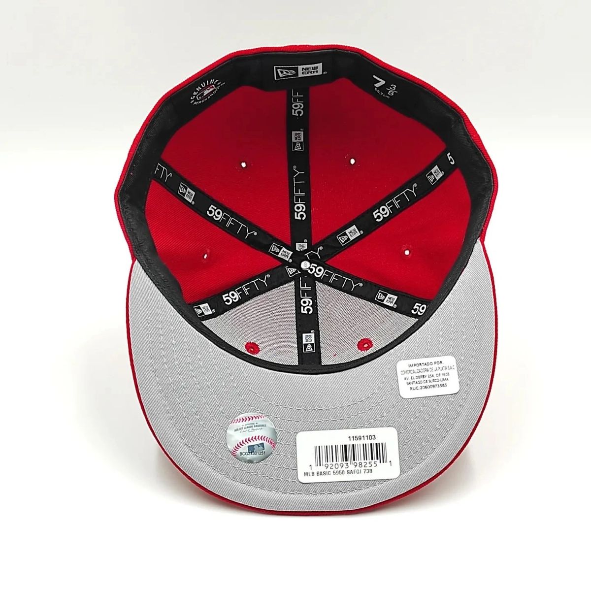 New Era Giants of san Francisco 59 fifty red
